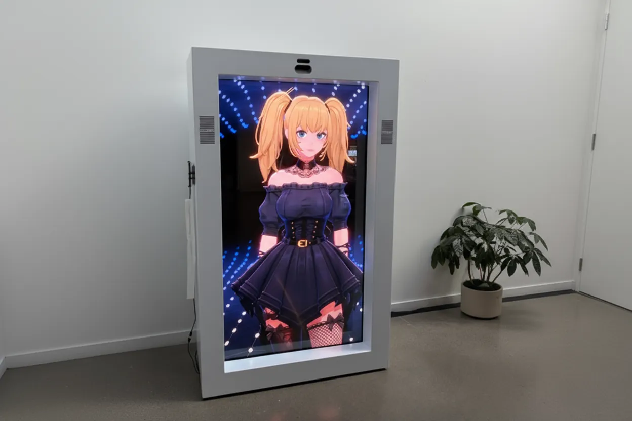 Woman portrait before AI video transformation - input for ImagineGo image to video generator