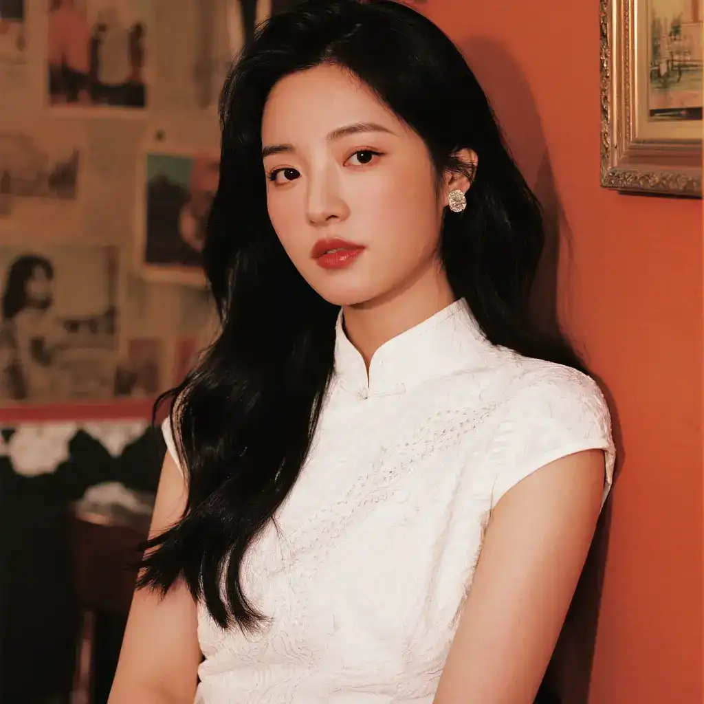 Person wearing original outfit - first input for AI clothing swap