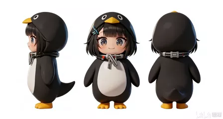 咕咕嘎嘎可爱企鹅视频生成器