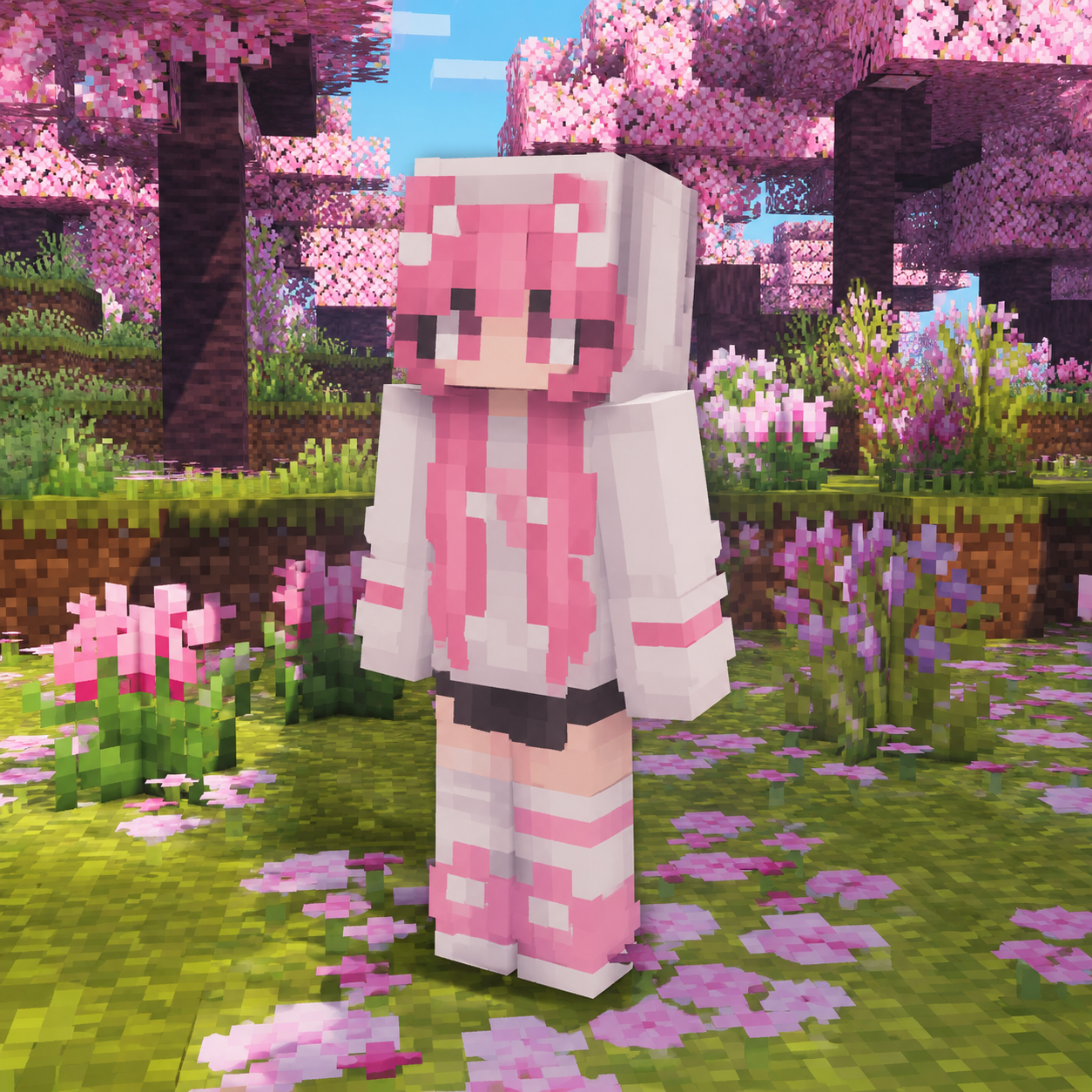 マイクラ スキン作成 AI パステルデモ