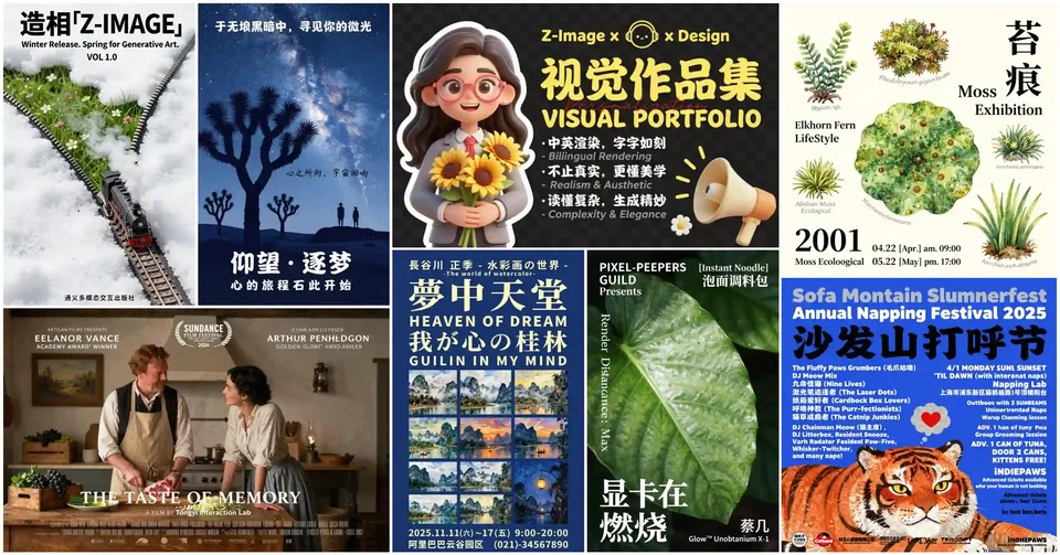 Marketing graphics and posters