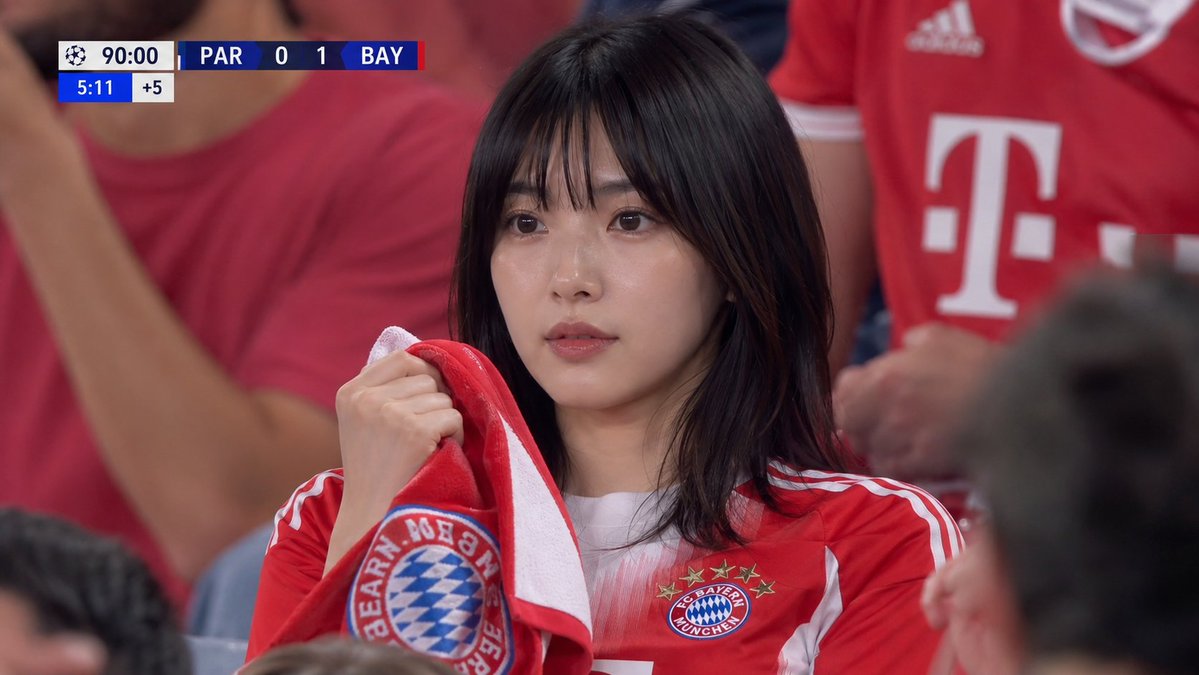 YouTube Thumbnail - Realistic Soccer Stadium Supporter Portrait