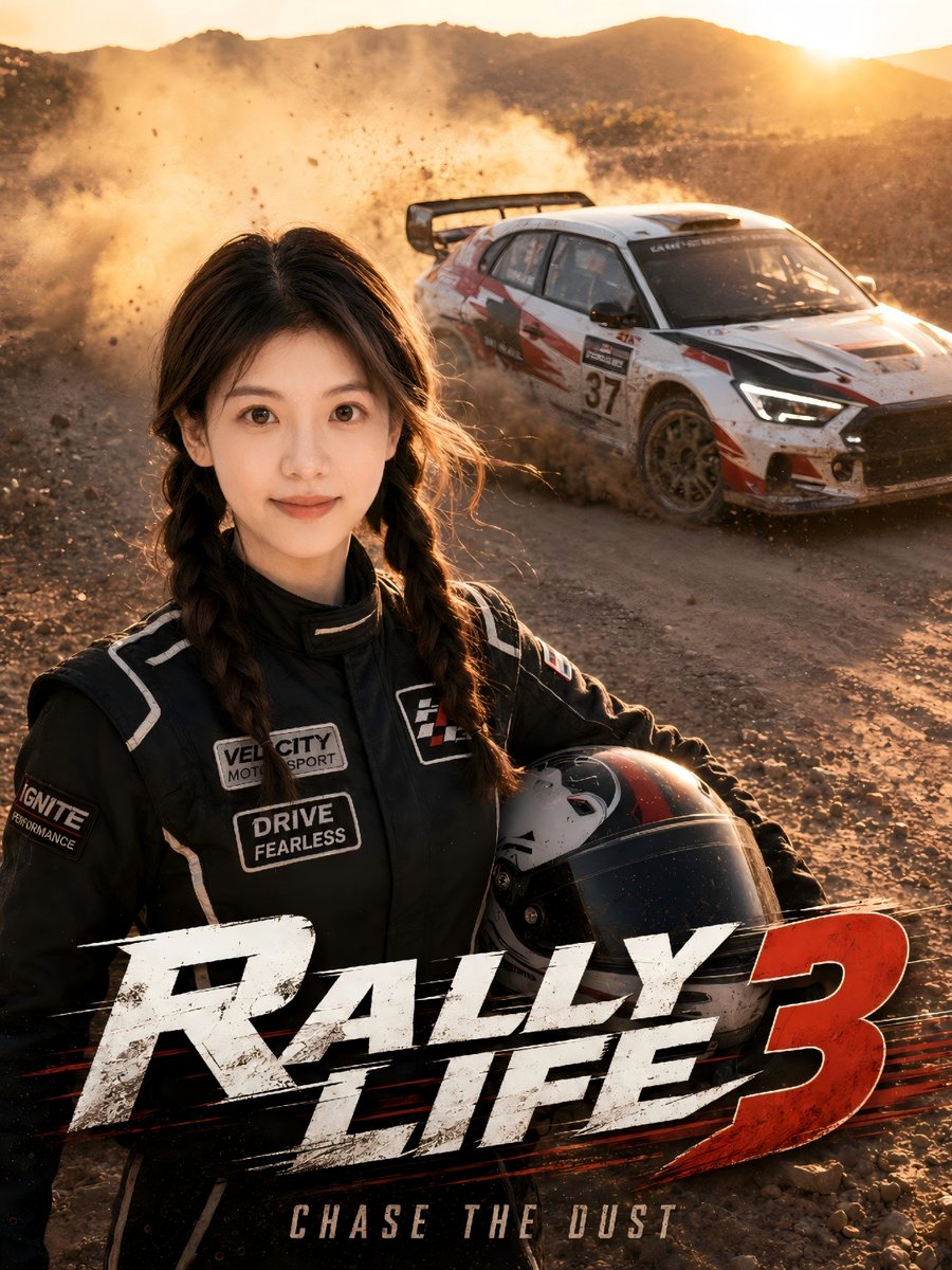 Product Marketing - Desert Rally Commercial Movie Poster