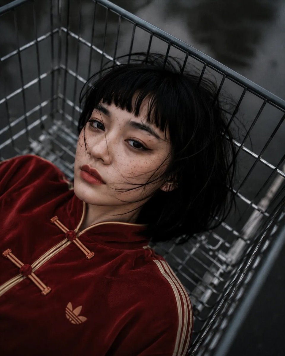 Social Media Post - Shopping Trolley POV Fashion Photography