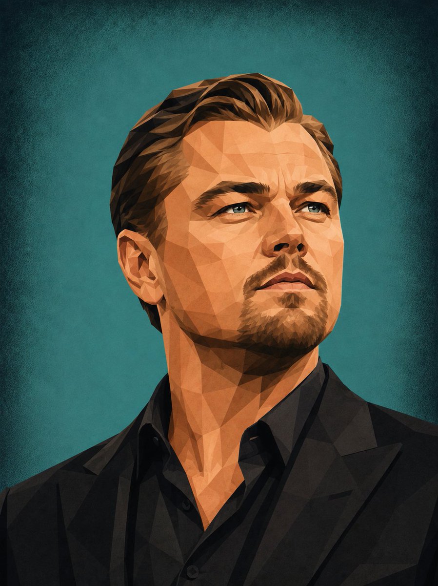Profile / Avatar - Low-Poly Geometric Celebrity Portraits