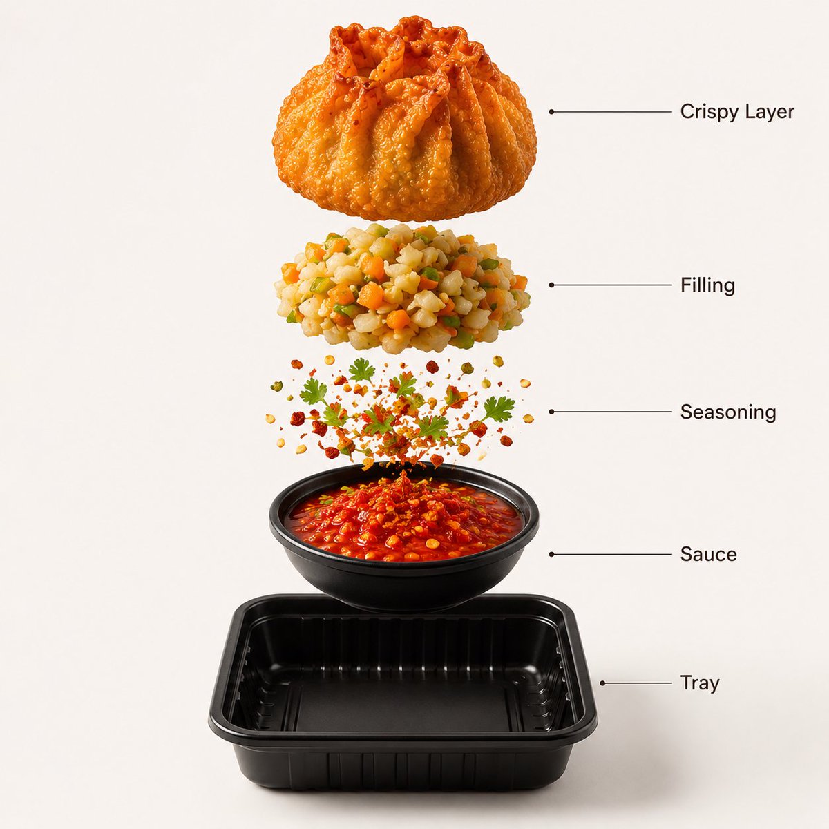 Infographic / Edu Visual - Gourmet Street Food Photography and Infographic