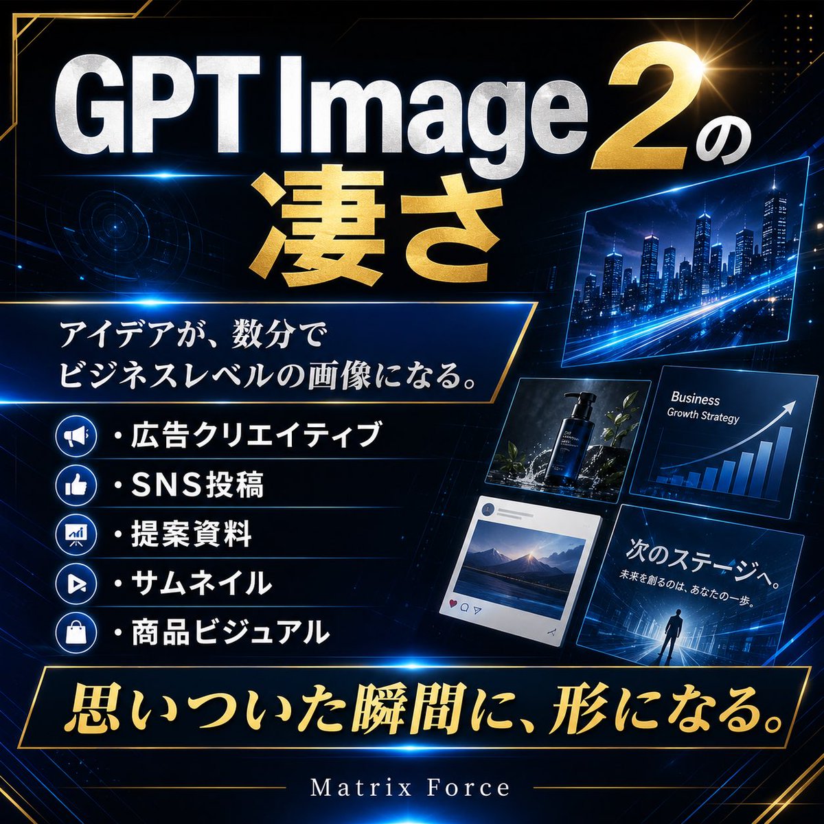 Product Marketing - Futuristic GPT Image 2 Promo Graphic