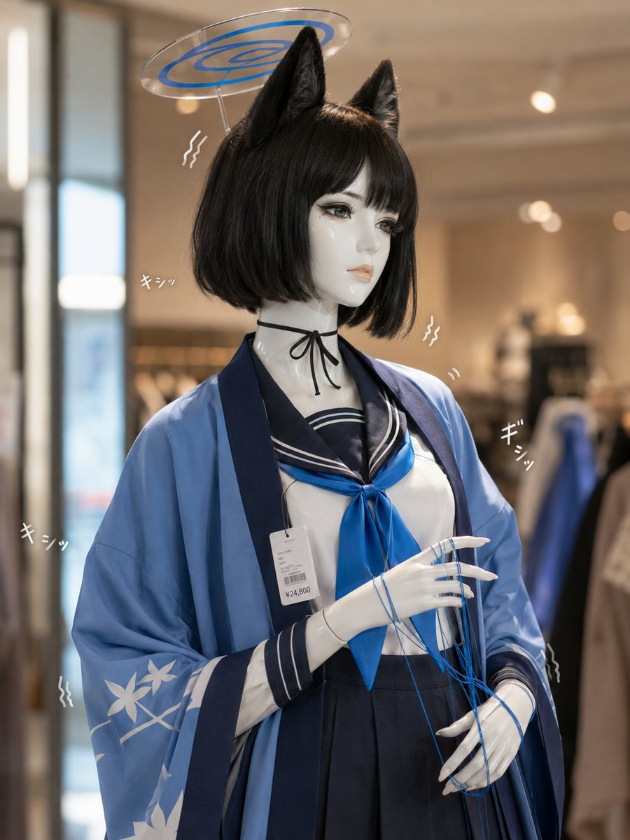 Product Marketing - Photoreal Anime Mannequin Display