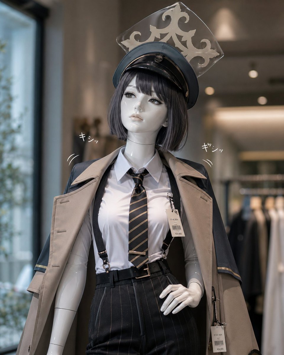 Product Marketing - Anime Police Mannequin Fashion Display