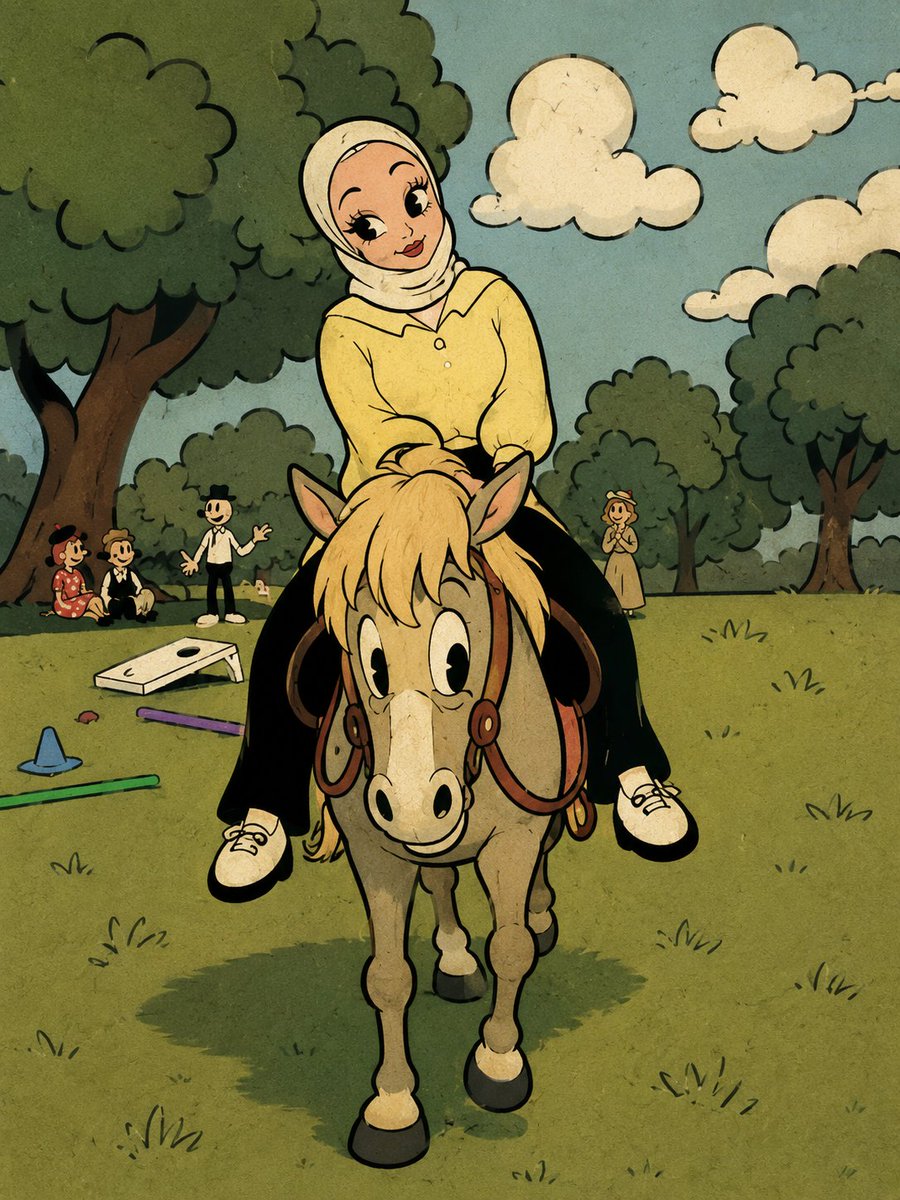 Comic / Storyboard - Fleischer-Style Pony Ride