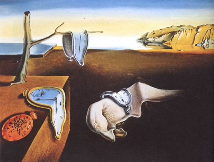 Comic / Storyboard - Surreal Melting Clocks Desert