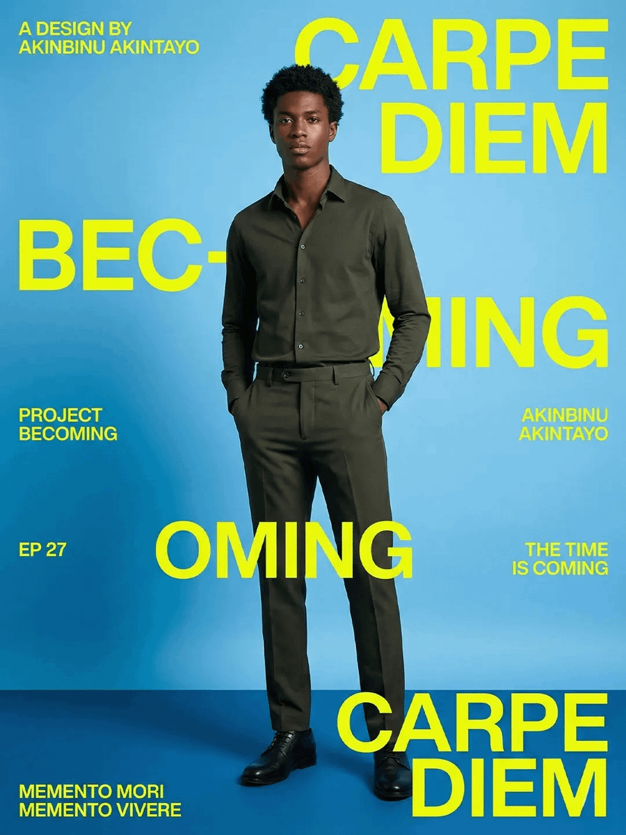 Product Marketing - Carpe Diem Fashion Typography Poster