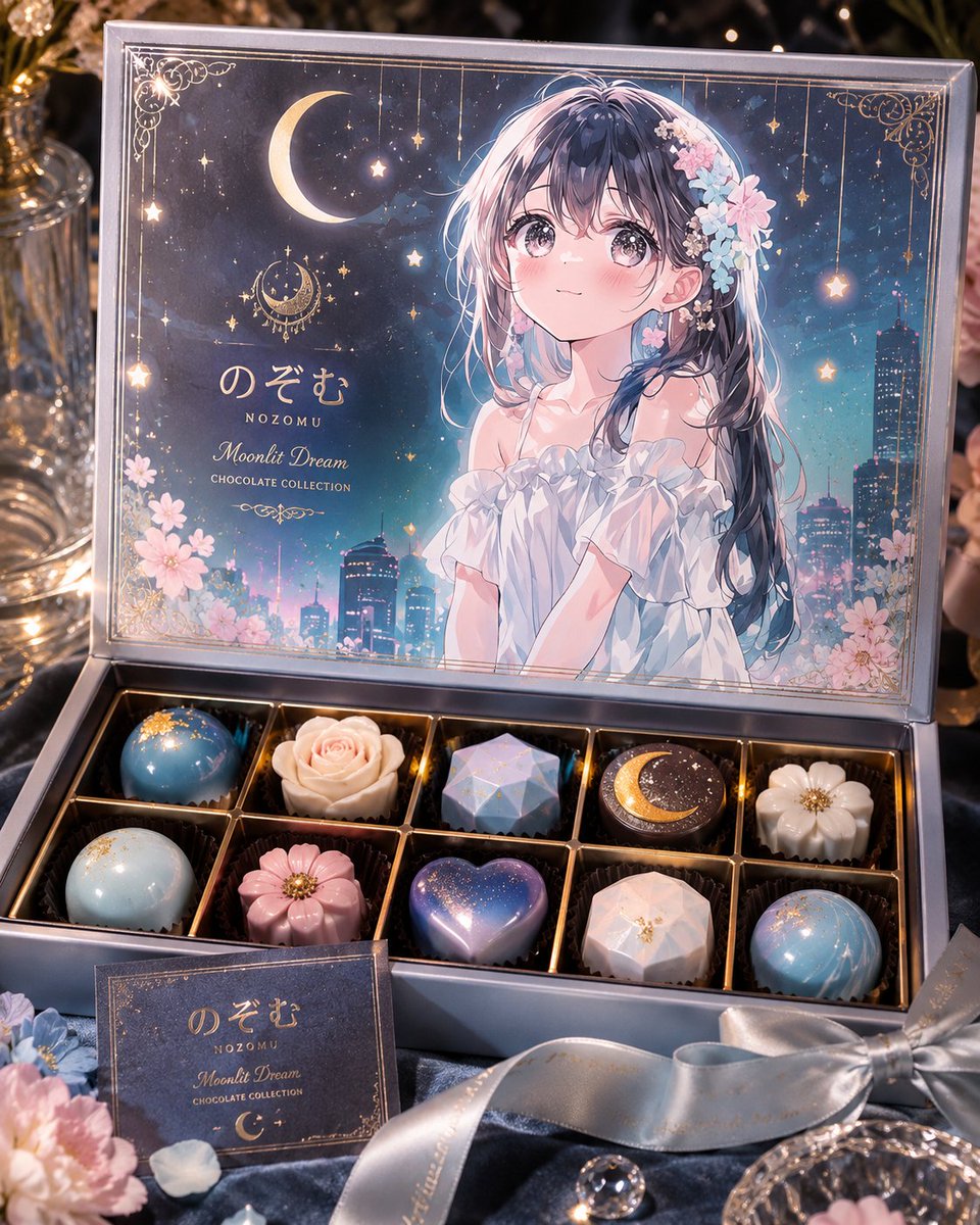 E-commerce Main Image - Moonlit Anime Chocolate Box